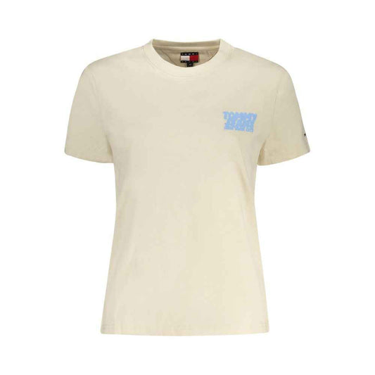 Tommy Hilfiger Beige Cotton Women Top