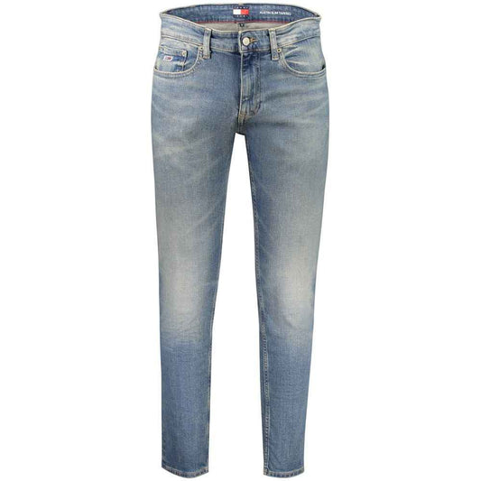 Tommy Hilfiger Austin Slim Tapered Jeans Katoen Blauw