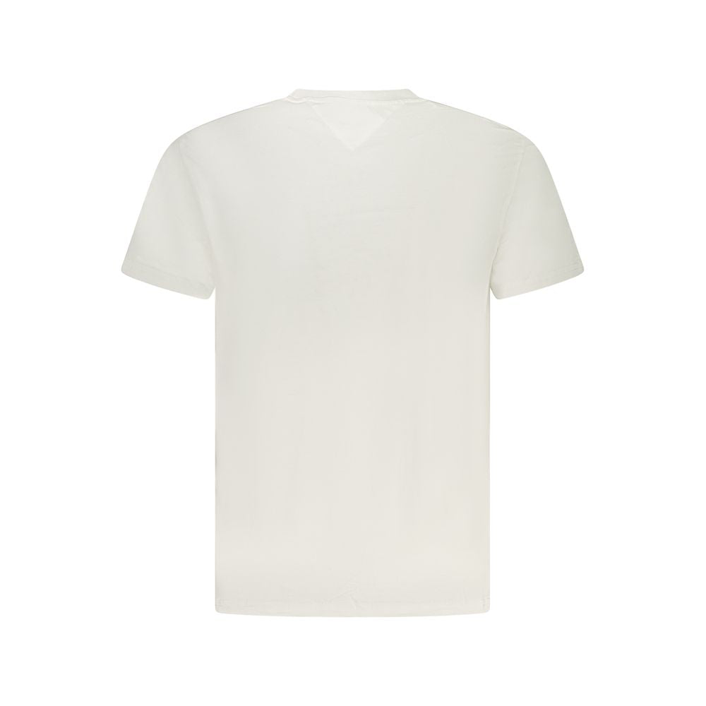 Tommy Hilfiger Witte Katoenen Heren T Shirt Premium