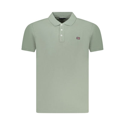 Polo homme en coton vert Norvège 1963