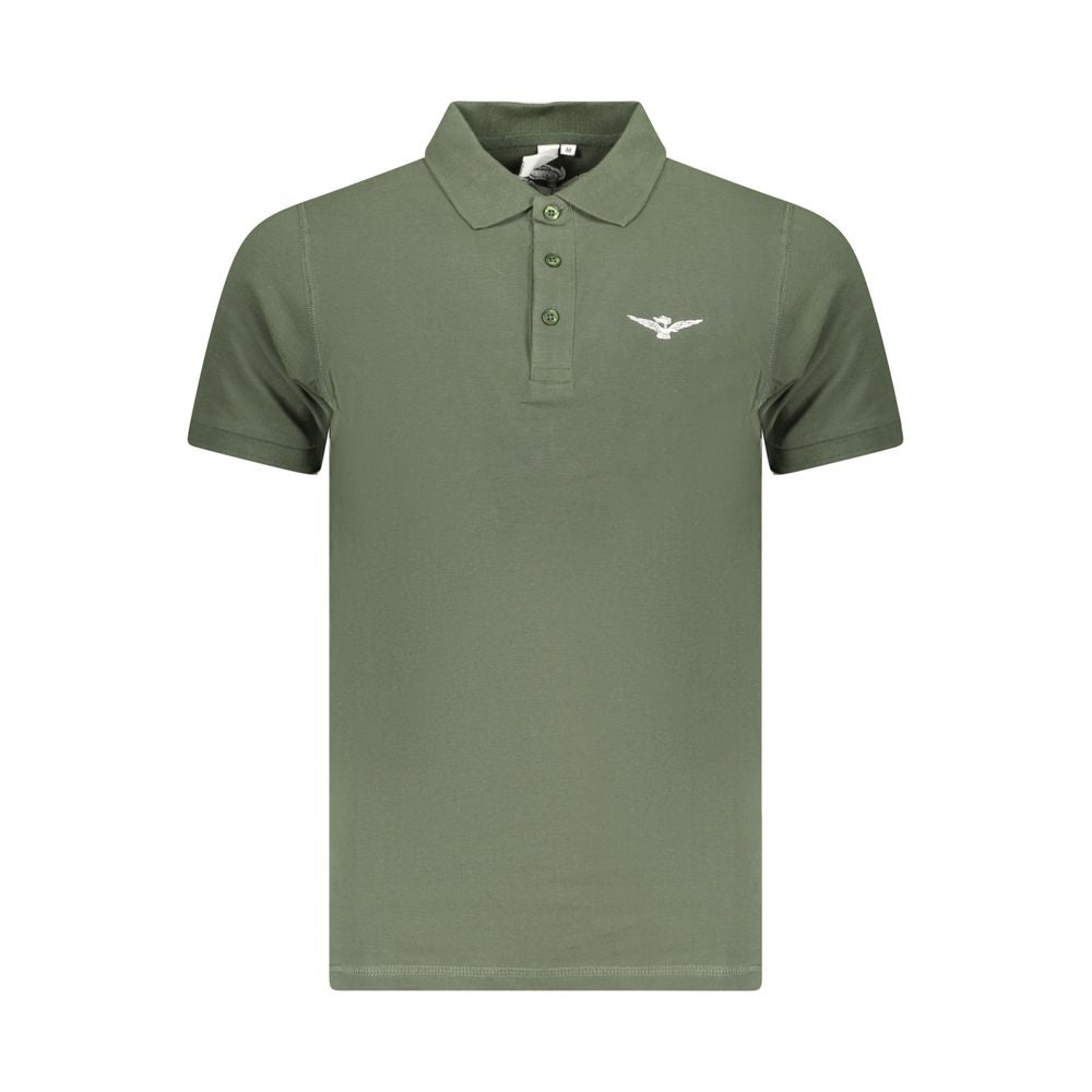 Polo en coton vert Accademia Militare