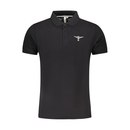 Polo en coton noir de l'Académie militaire