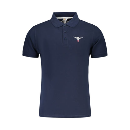 Polo en coton bleu Accademia Militare