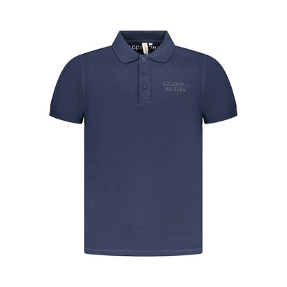 Polo en coton bleu Accademia Militare