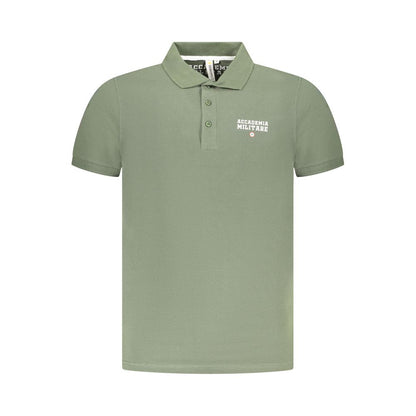 Polo en coton vert Accademia Militare