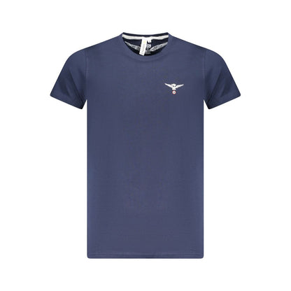 T-shirt en coton bleu Accademia Militare