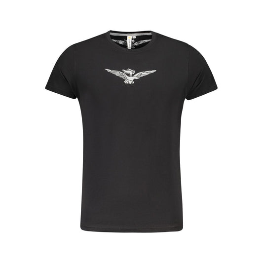T-shirt en coton noir Accademia Militare