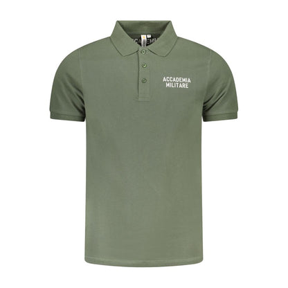Polo en coton vert Accademia Militare