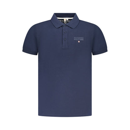 Polo en coton bleu Accademia Militare