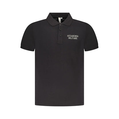 Polo en coton noir de l'Académie militaire