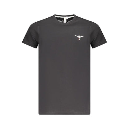 T-shirt en coton noir Accademia Militare