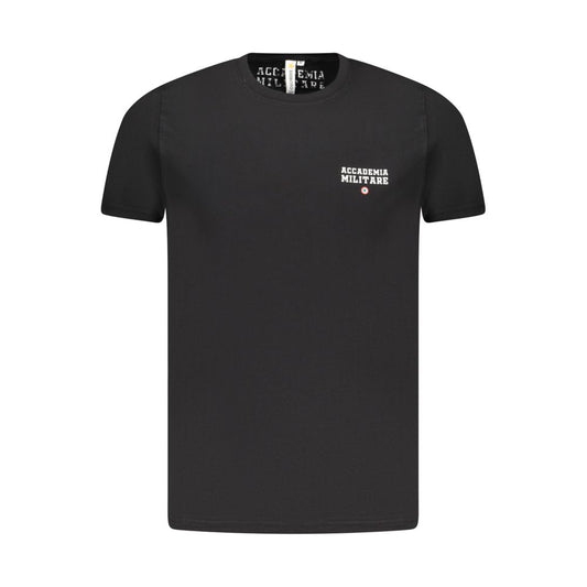 T-shirt en coton noir Accademia Militare