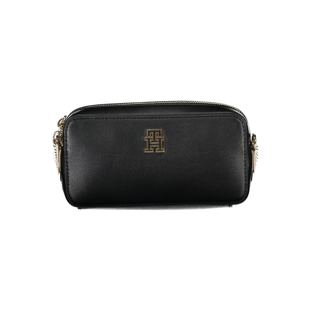 Tommy Hilfiger Black Polyethylene Handbag by Tommy Hilfiger