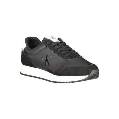 Calvin Klein Black Polyester Sneaker by Calvin Klein