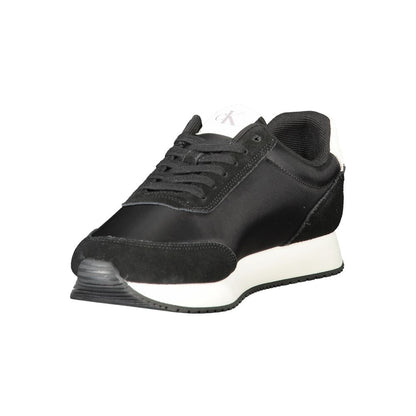 Calvin Klein Black Polyester Sneaker by Calvin Klein