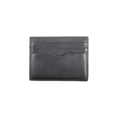 Portefeuille en cuir bleu Tommy Hilfiger