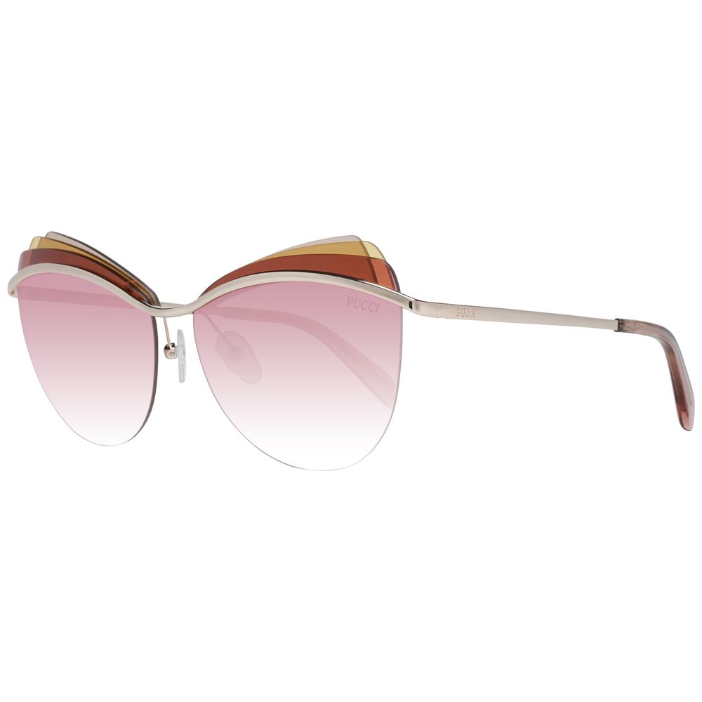 Emilio Pucci Gold Women Sunglasses by Emilio Pucci