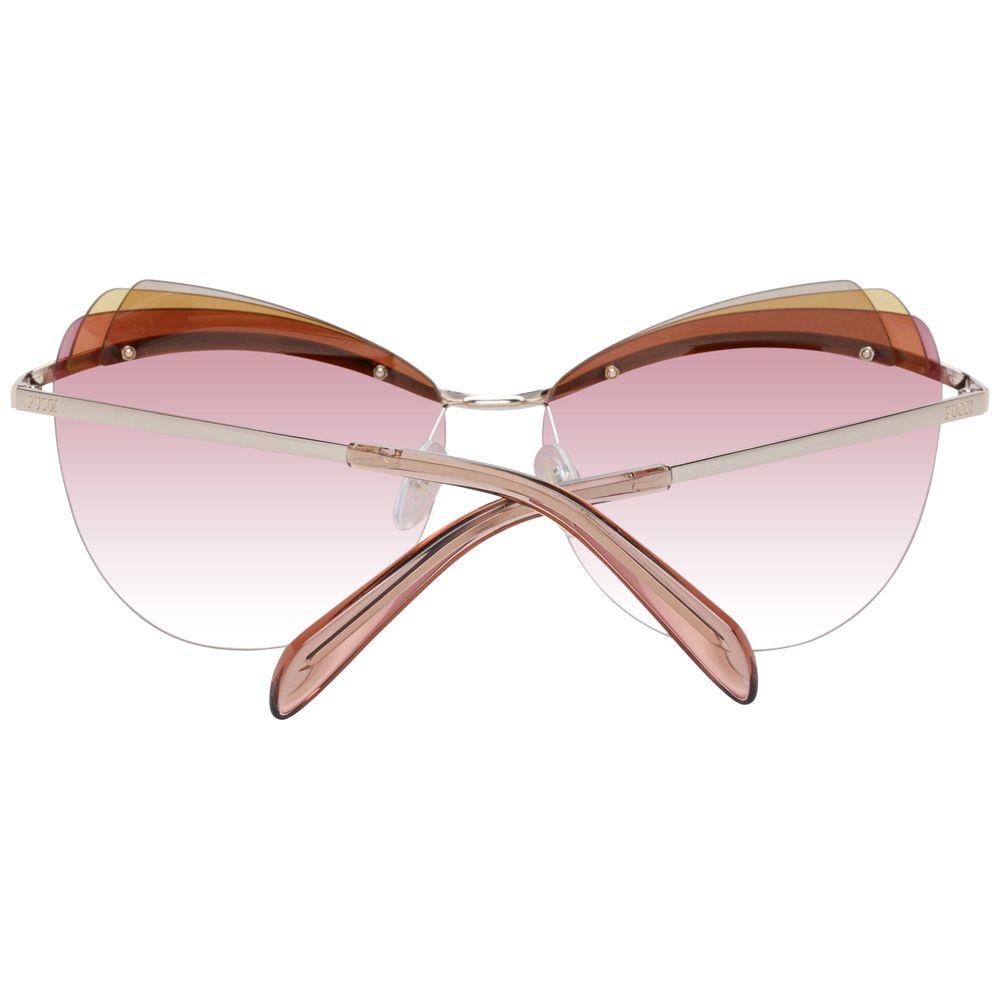 Emilio Pucci Gold Women Sunglasses by Emilio Pucci