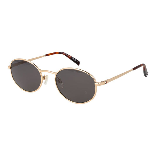 Lunettes de soleil unisexes dorées Tommy Hilfiger