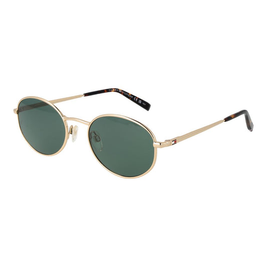 Lunettes de soleil unisexes dorées Tommy Hilfiger