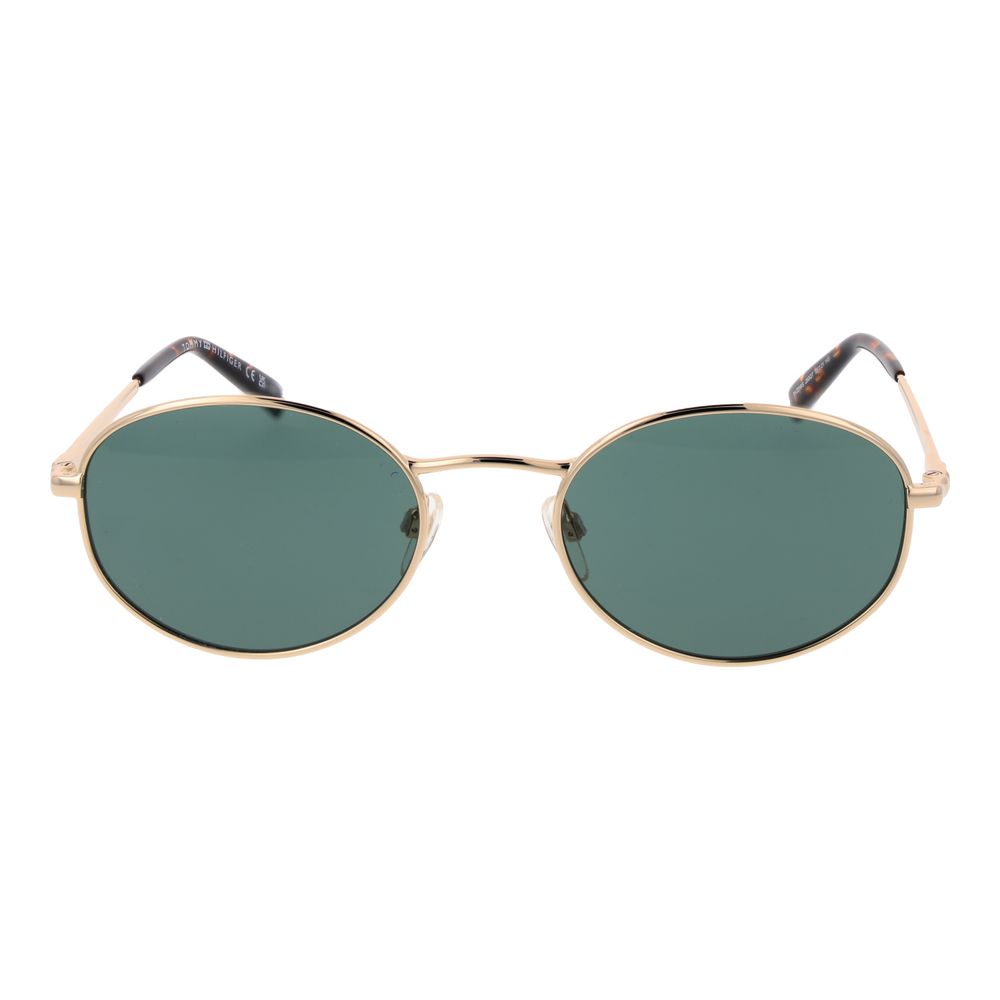 Lunettes de soleil unisexes dorées Tommy Hilfiger
