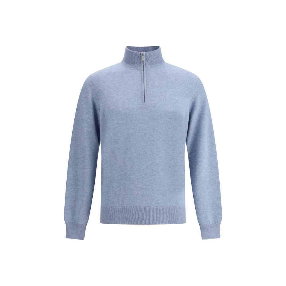 Cashmere Trui Brunello Cucinelli Monochroom Luxe Collectie