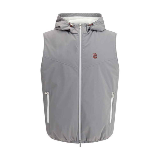Waterdichte Vest Brunello Cucinelli Technische Stoffen