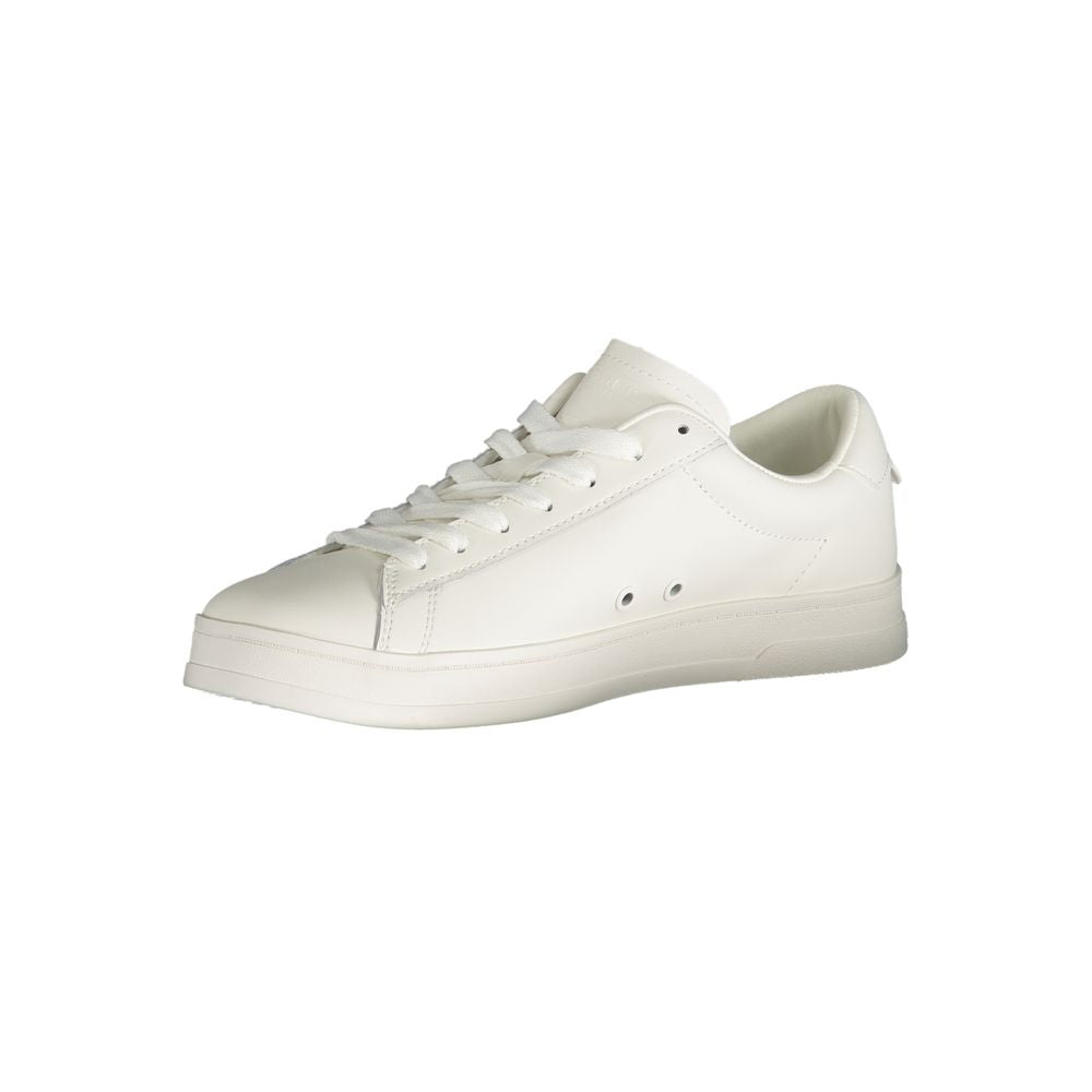 Tommy Hilfiger White Polyester Sneaker by Tommy Hilfiger