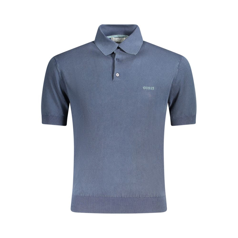 Guess Jeans Blue Cotton Sweater by Guess Jeans