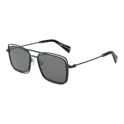Lunettes de soleil unisexes vertes Yohji Yamamoto
