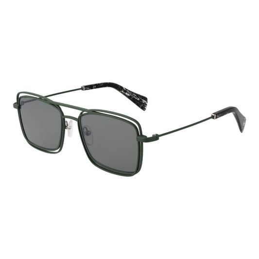 Lunettes de soleil unisexes vertes Yohji Yamamoto