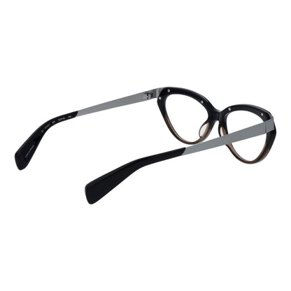 Yohji Yamamoto Black Unisex Optical Frames by Yohji Yamamoto