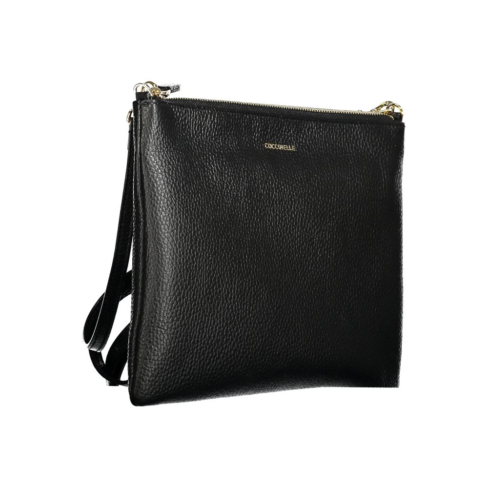 Coccinelle Black Leather Handbag by Coccinelle