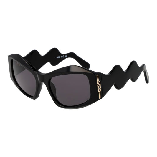 Lunettes de soleil unisexes noires GCDS