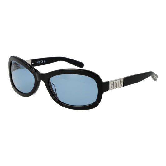 Lunettes de soleil unisexes noires GCDS