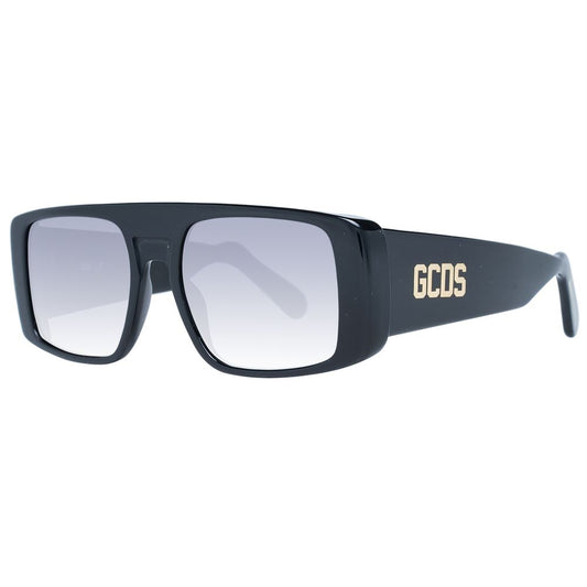 Lunettes de soleil unisexes noires GCDS