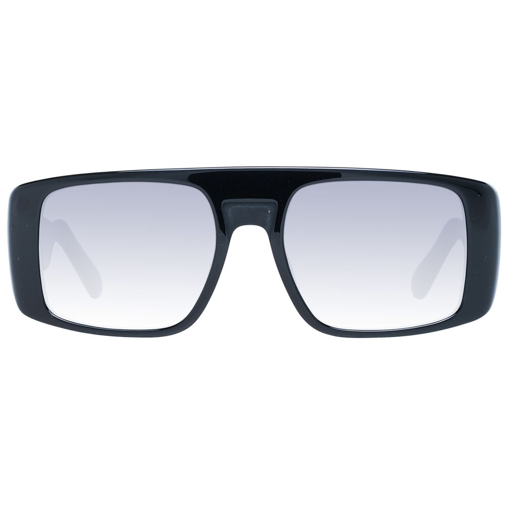 Lunettes de soleil unisexes noires GCDS