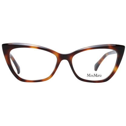Max Mara Dames Brilmontuur Plastic Bruin Rand 54x15