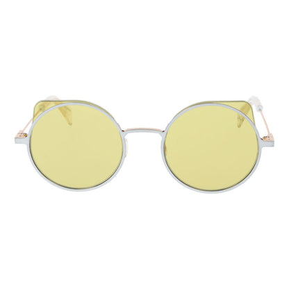 Lunettes de soleil unisexes blanches Yohji Yamamoto