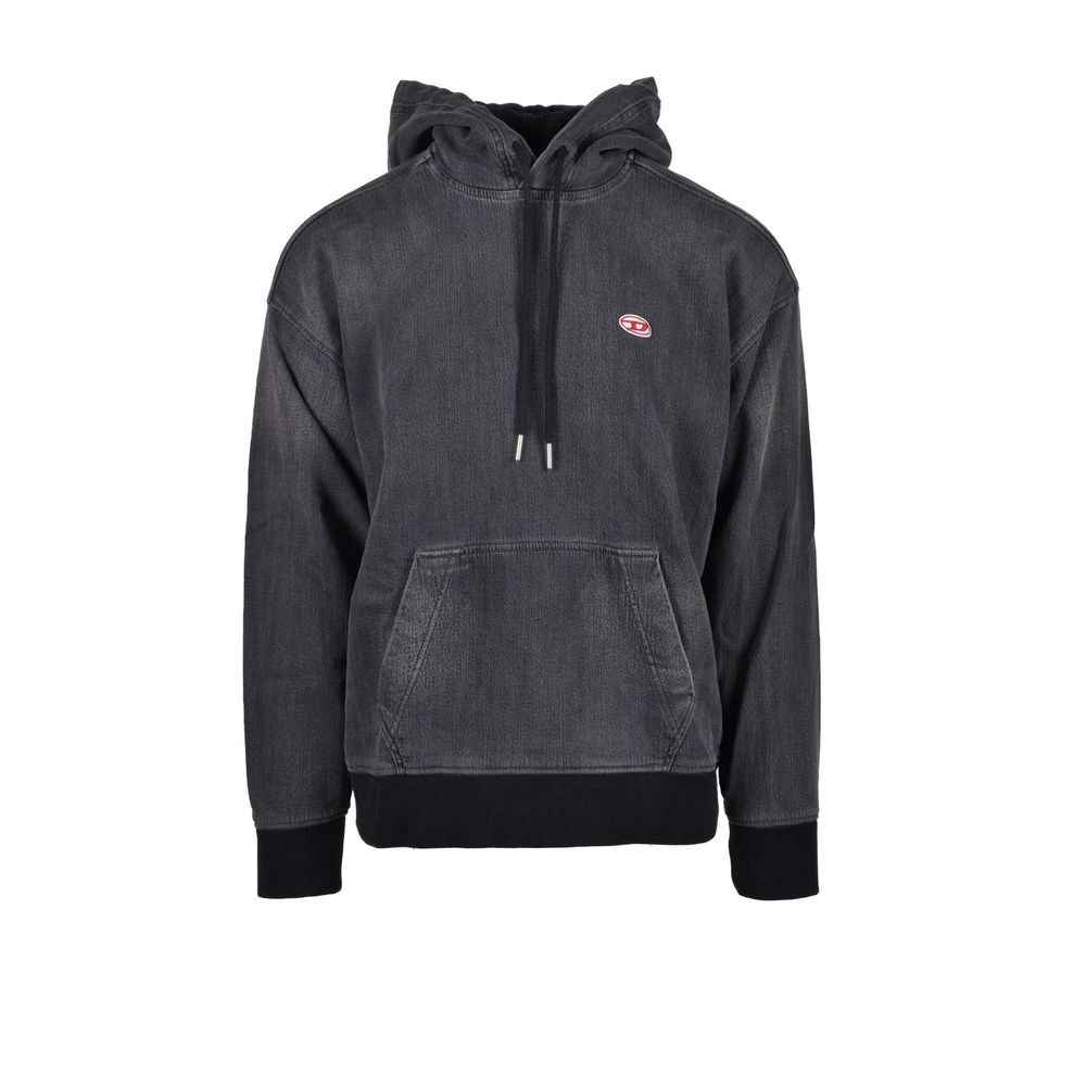 Diesel Gray Cotton Hoody