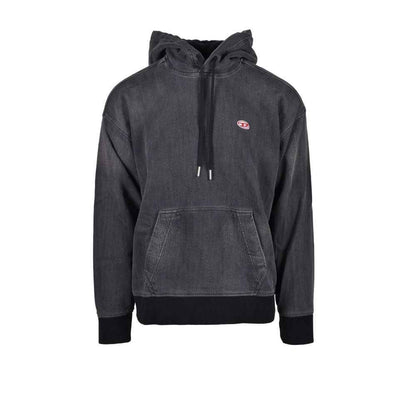 Diesel Gray Cotton Hoody