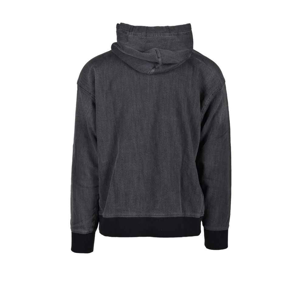 Diesel Gray Cotton Hoody