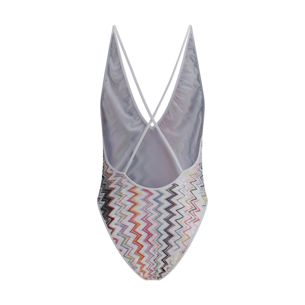 Maillot de bain emblématique Missoni en zigzag
