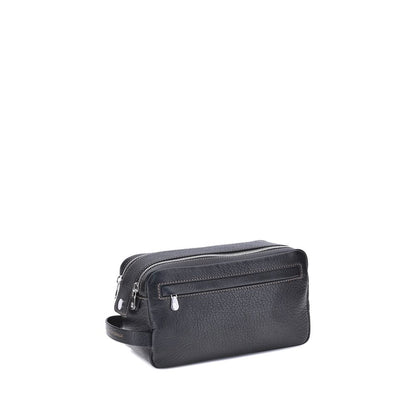Trousse de toilette en cuir grainé Brunello Cucinelli