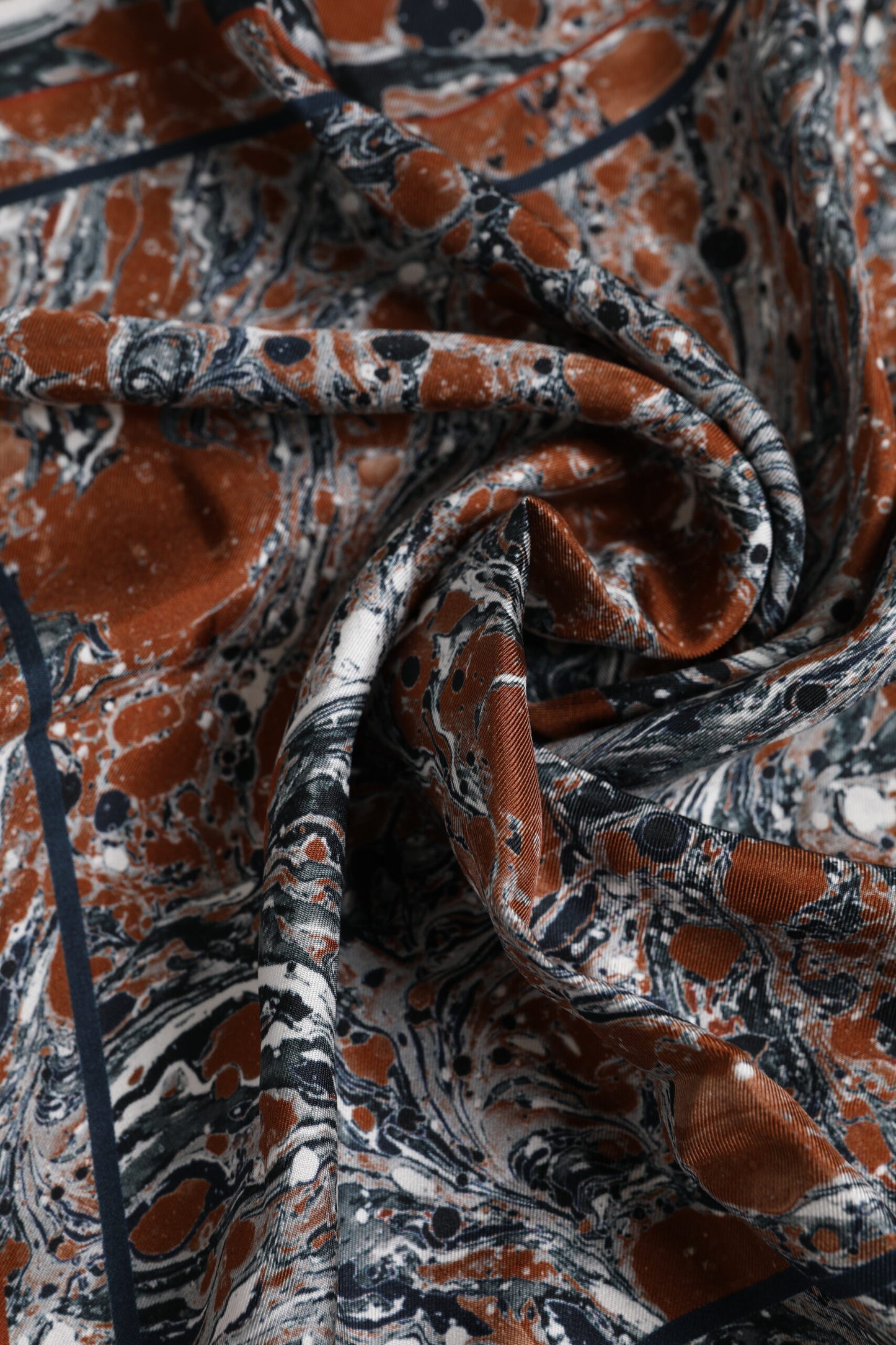 Dolce &amp; Gabbana Multicolor Marble Silk Square Foulard Scarf