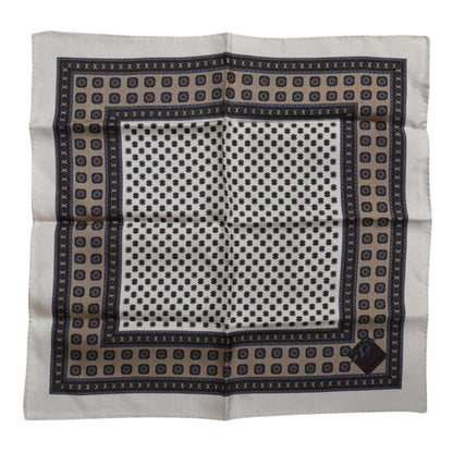 Dolce &amp; Gabbana Multicolor Patterned Square Men Foulard Scarf
