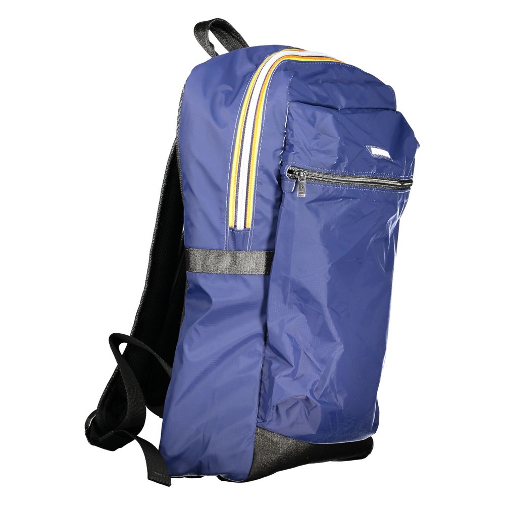 Sac à dos unisexe K-WAY en polyamide bleu