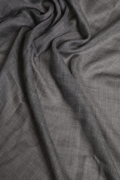 Dolce &amp; Gabbana Gray Logo Print Neck Warmer Wrap Shawl Scarf