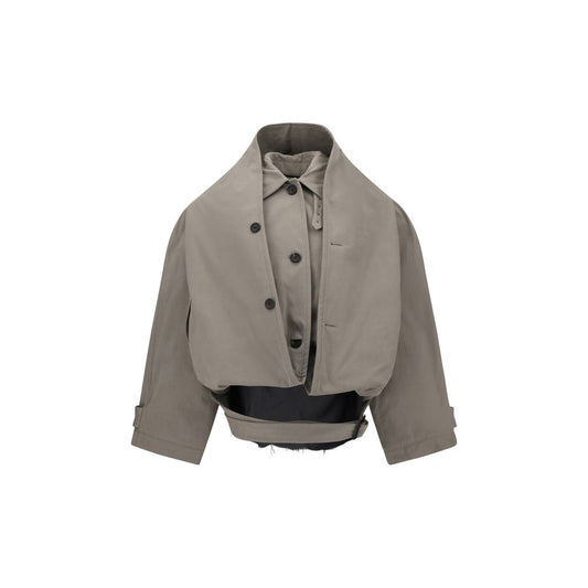 Trench-coat à capuche inversé Balenciaga