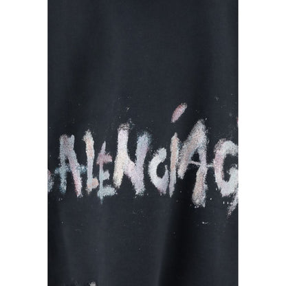 Sweat à capuche court Balenciaga